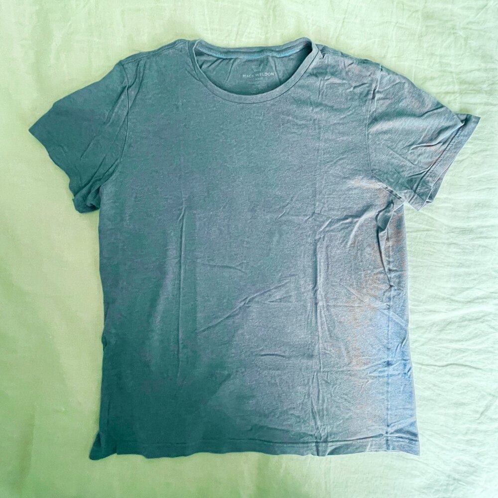Mack Weldon Pima Crew Neck - LARGE - Light Blue